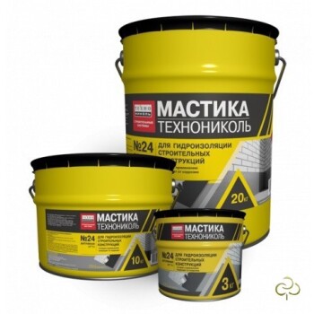 Мастика гидроизоляционная МГТН №24 ведро 20 кг