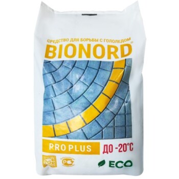 Противогололедный реагент Бионорд «PRO PLUS» (23 КГ)